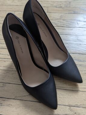Call It Spring Black Pointed Toe Stiletto Pumps